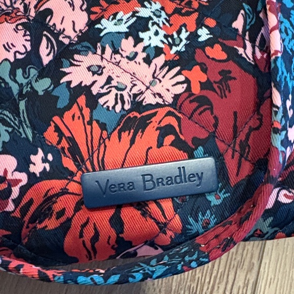 Vera Bradley Red and Blue Floral Tote - Picture 4 of 4